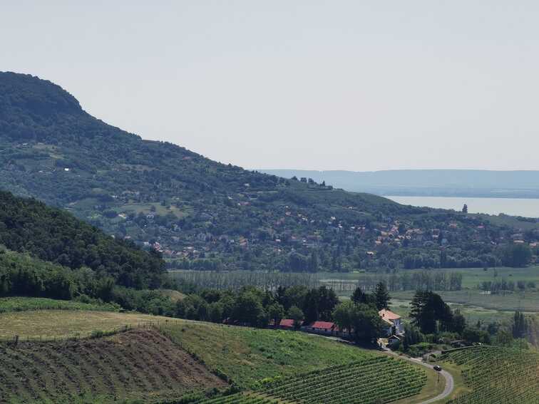 Látogatóközpont a Balatonnál