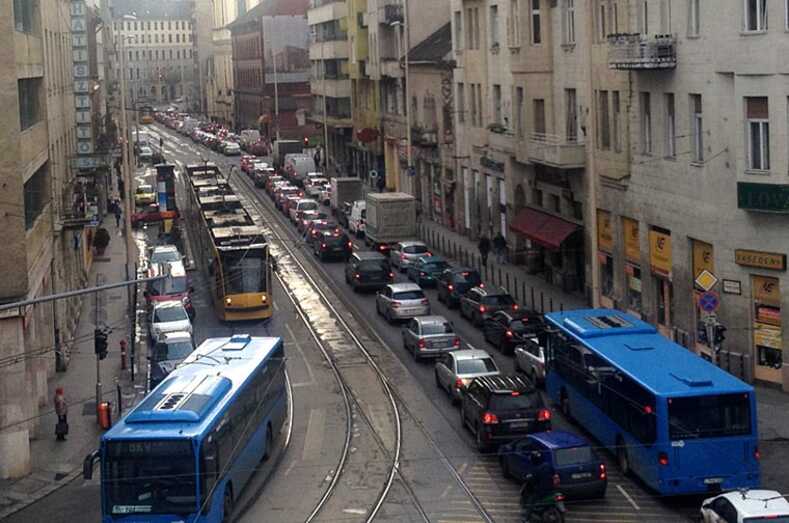 Budapest és a dugó